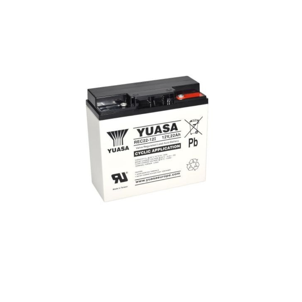 YUASA REC22-12, 12V 22AH 20HR (AS 17AH, 18AH & 20AH)