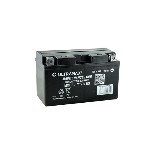 Ultramax YT7B-BS, 12v 6.5Ah Motorcycle Batteries